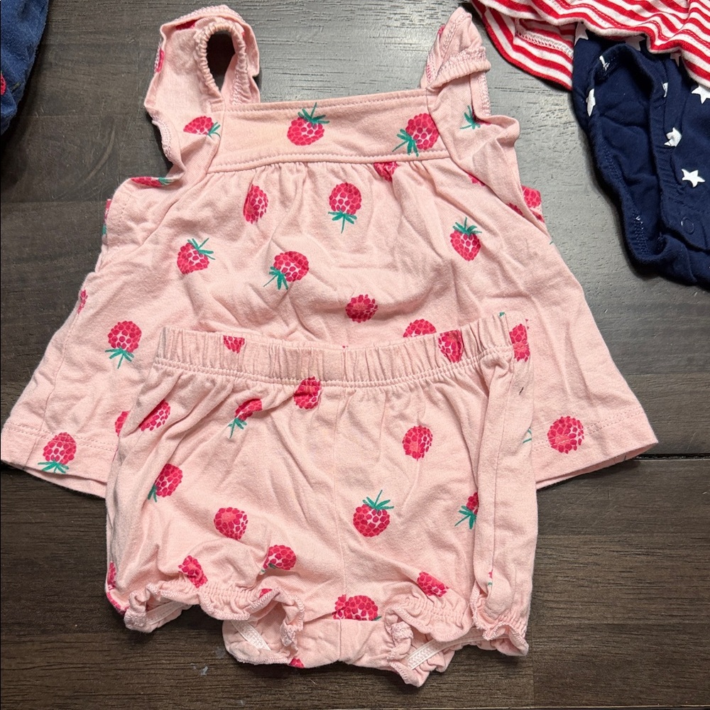 ALL CARTERS- Colorful Baby Rompers Set - Picture 6 of 15